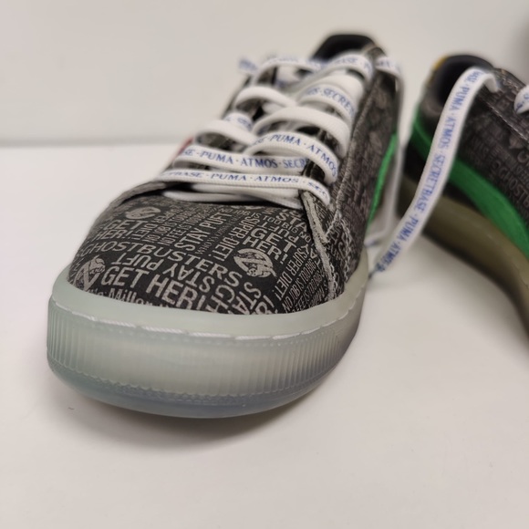NEW: PUMA ATMOS SUEDE Ghostbusters Black Sneakers - Picture 2 of 16